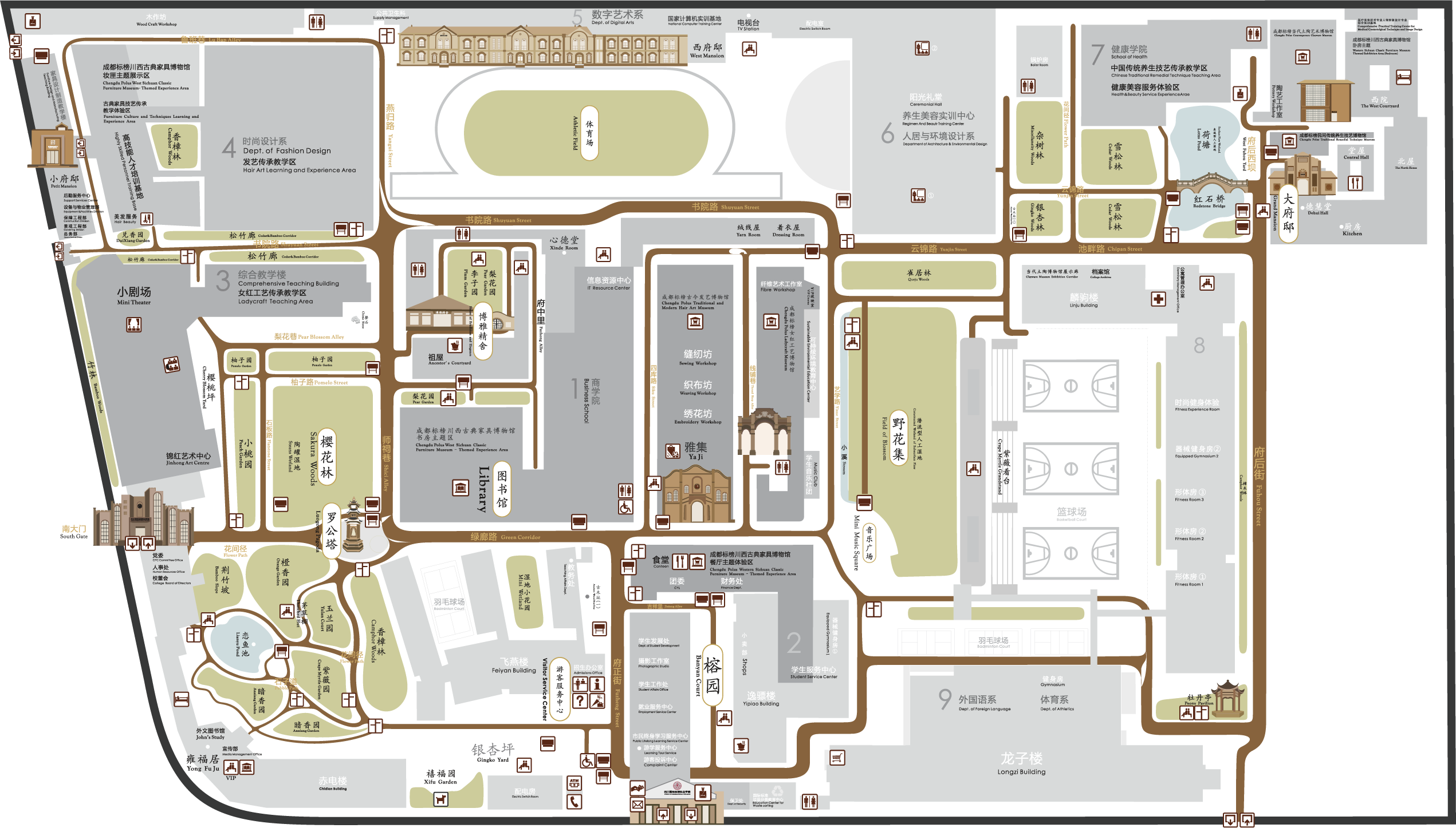 校园地图 07 四川国际标榜职业学院